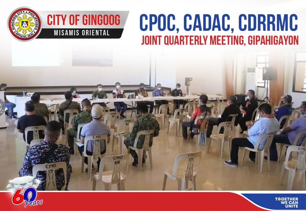 CPOC, CADAC, CDRRMC Joint Quarterly Meeting, Gipahigayon