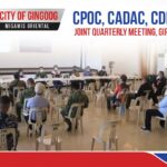 CPOC, CADAC, CDRRMC Joint Quarterly Meeting, Gipahigayon