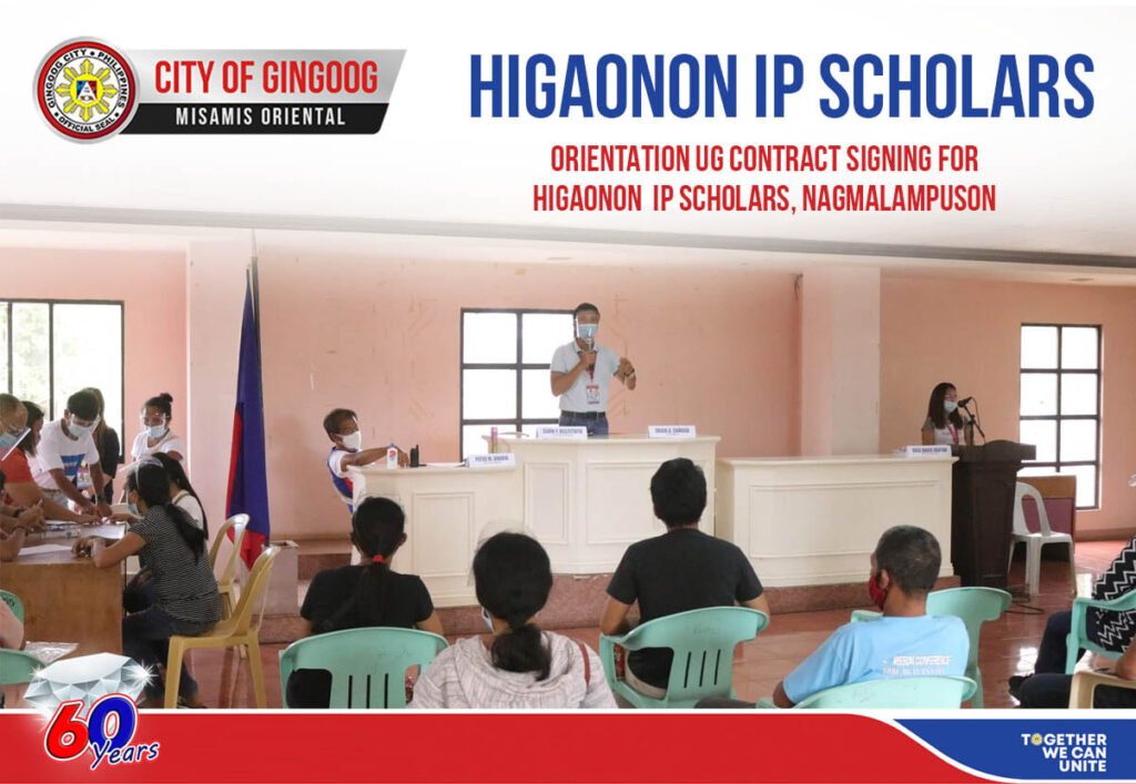 Orientation ug Contract Signing for Higaonon (IP) Scholars, Nagmalampuson
