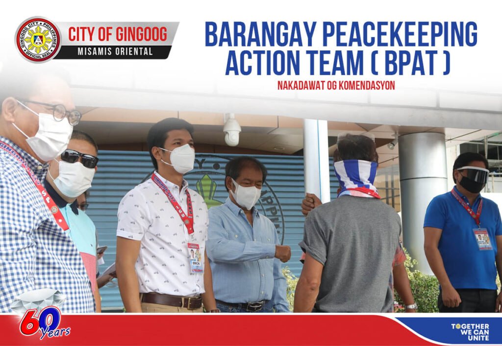 Barangay Peacekeeping Action Team (BPAT), Nakadawat og Komendasyon