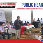 Public Hearing para sa mga lumulupyo sa Sitio Civoleg, Gipahigayon