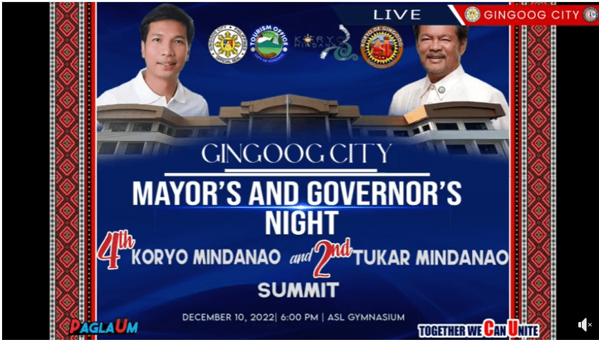 Gingoog City Mayor's Night, koryo Mindanao Tukar Mindanao